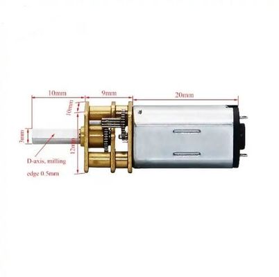 12MM skrzynia biegów Metal Gear DC Motor 45 Rpm 1.5V 24V 0,7 Watt Do Zamka drzwi