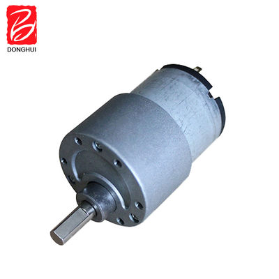 50 RPM Brush DC Gear Motor 37mm Carbon Brush DC Gearbox Motor 3V - 24V dla robota
