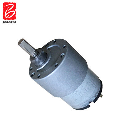50 RPM Brush DC Gear Motor 37mm Carbon Brush DC Gearbox Motor 3V - 24V dla robota
