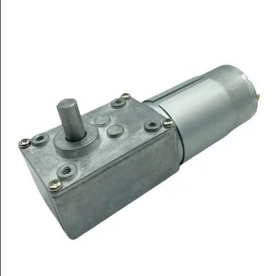 Wysoki moment obrotowy Micro DC Worm Gear Motor Hollow Shaft Brush 12V DC Electric Gear Motor