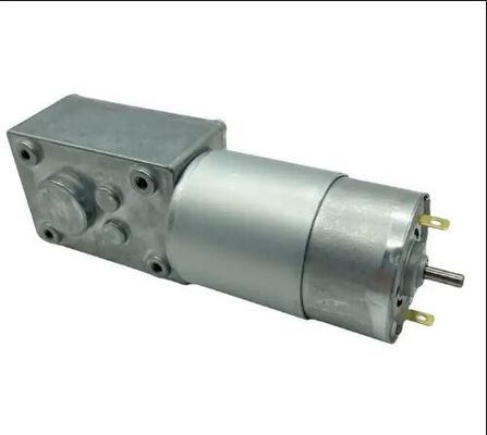 Wysoki moment obrotowy Micro DC Worm Gear Motor Hollow Shaft Brush 12V DC Electric Gear Motor