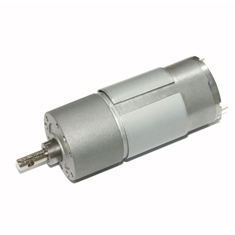 12V 24V 37mm Brush DC Gear Motor 555 Wysoki moment obrotowy 45 55 65 75 obrotów na minutę Niska prędkość